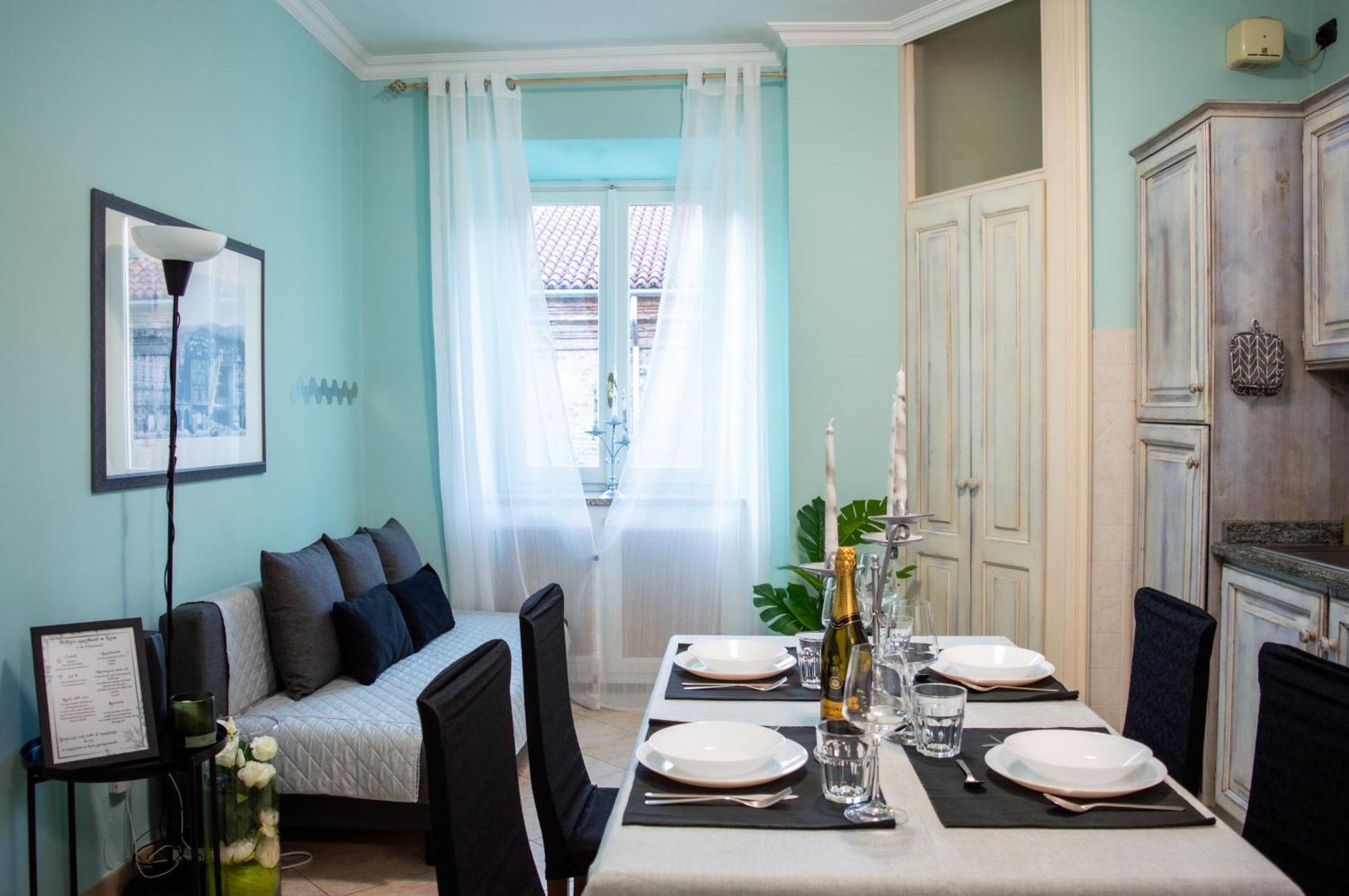 H7 Attico Blu Quadrilatero Romano Pochi Passi Dal Museo Egizio Apartamento Turim Exterior foto